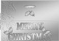 Large Dl Xmas Holly Quick Cut and Fold Card