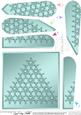 Xmas Snowflake Tree Fan Pyramage Topper