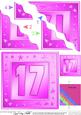 17th Bright Metallic Age Wavy Corner Side Stacker Topper