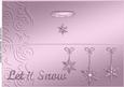 Large Dl Xmas Snowflakes Quick Cut and Fold Card