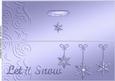 Large Dl Xmas Snowflakes Quick Cut and Fold Card