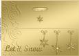 Large Dl Xmas Snowflakes Quick Cut and Fold Card