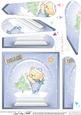 Baby's First Christmas Snowglobe Fan Pyramage Topper