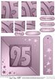 95th Metallic Age Quick Card with Twisted Pyramage