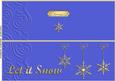 Large Dl Xmas Snowflakes Quick Cut and Fold Card