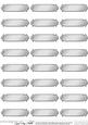 Metallic Blank Greetings Text Plates