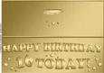 Large Dl 16th Birthday Quick Cut and Fold Card
