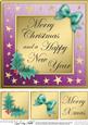 Elegant Christmas Greetings - 8 x 8 Quick Card Topper