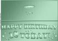 Large Dl 18th Birthday Quick Cut and Fold Card