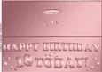Large Dl 18th Birthday Quick Cut and Fold Card