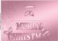 Large Dl Xmas Holly Quick Cut and Fold Card