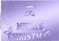 Large Dl Xmas Holly Quick Cut and Fold Card