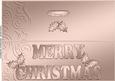 Large Dl Xmas Holly Quick Cut and Fold Card