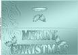 Large Dl Xmas Holly Quick Cut and Fold Card