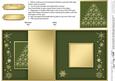 Christmas Snowflake Tree - No-Hole Fold Back Card