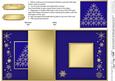 Christmas Snowflake Tree - No-Hole Fold Back Card