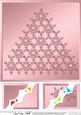 8 x 8 Xmas Snowflake Tree Scalloped Corner Topper