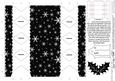 Monochrome Cracker Shaped Treat or Favour Box