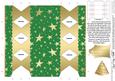 Gold Stars Cracker Shaped Treat or Favour Box