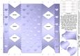 Metallic Hearts Cracker Shaped Treat or Favour Box
