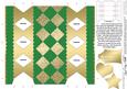 Metallic Diamonds Cracker Shaped Treat or Favour Box