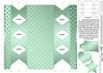 Metallic Polka Dots Cracker Shaped Treat or Favour Box