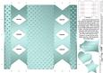 Metallic Polka Dots Cracker Shaped Treat or Favour Box