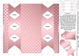 Metallic Polka Dots Cracker Shaped Treat or Favour Box