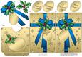 Elegant Christmas Holly Parcel Lottery Wallet Card