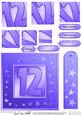 12th Bright Metallic Age Quick Card with Twisted Pyramage