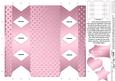 Metallic Polka Dots Cracker Shaped Treat or Favour Box