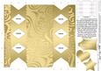 Metallic Swirls Cracker Shaped Treat or Favour Box