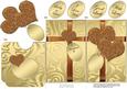 Elegant Romantic Hearts Lottery Wallet Card