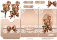 Daisies and Lace Lottery Wallet Card