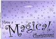 Large Dl Magical Christmas Quick Cut and Fold Card