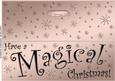 Large Dl Magical Christmas Quick Cut and Fold Card