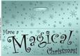 Large Dl Magical Christmas Quick Cut and Fold Card