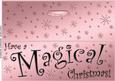 Large Dl Magical Christmas Quick Cut and Fold Card