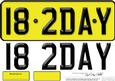 Large Dl 18th Birthday Novelty Number Plate and 3D Decoupage