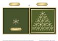 Xmas Snowflake Tree Cut and Fold Card