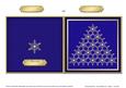 Xmas Snowflake Tree Cut and Fold Card
