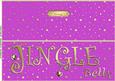 Large Dl Jingle Bells Quick Cut and Fold Card