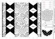 Monochrome Cracker Shaped Treat or Favour Box