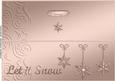 Large Dl Xmas Snowflakes Quick Cut and Fold Card