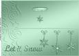 Large Dl Xmas Snowflakes Quick Cut and Fold Card