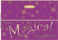 Large Dl Magical Christmas Quick Cut and Fold Card