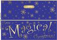 Large Dl Magical Christmas Quick Cut and Fold Card