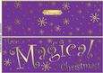 Large Dl Magical Christmas Quick Cut and Fold Card