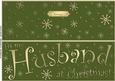 Large Dl to My Husband Christmas Quick Cut and Fold Card