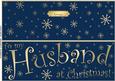 Large Dl to My Husband Christmas Quick Cut and Fold Card